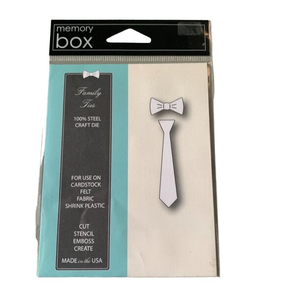 Memory Box Family Ties 100% Steel Craft Die Style 98307 - Picture 1 of 4